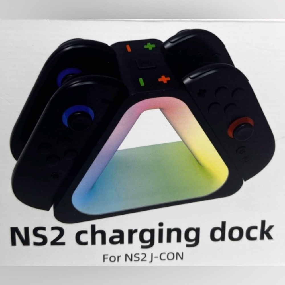 J-Con NS2 Charging Dock for Nintendo Switch 4 in 1 Charger Station- NEW